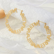 Personalized Custom Name Earrings High Quality Best Gift For Women