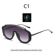 Large Frame Sunglasses for Men and Women Colorful Fashion Eyewear UV400