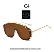 Large Frame Sunglasses for Men and Women Colorful Fashion Eyewear UV400