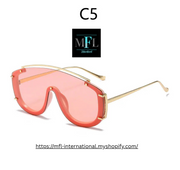 Large Frame Sunglasses for Men and Women Colorful Fashion Eyewear UV400