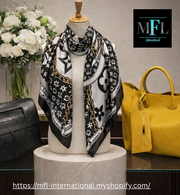 Light luxury Scarf print large square shawl