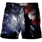 National Flag 3d Printed Shorts For Men American England Striped Short Pants Street Retro Summer Casual Fashion Short Trousers