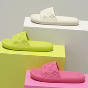 High end summer fashion slippers for Women, thick bottom indoor EVA slippers