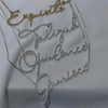 Personalized Customized Diamond Crystal Sparkling Name Necklace