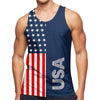 3D US America National Flag Graphic Tank Top Gym Clothing Men Summer Streetwear Basketball Vest Quick Drying Sleeveless y2k Tops