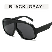 Oversized Gradient Sunglasses Elegant Trendy Eye Shades