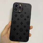 Luxury Phone Case For iPhone17Air 16 15 14 13 12 11Pro Max XR XS 17Pro Max 16Puls 17Pro Soft TPU Black iPhone Case