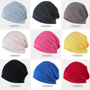 Stacked Hat Candy Color Men Caps Thin Pullover Breathable Beanies Hats