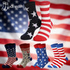 3 Pairs of Four Season Fashionable American Flag/ Stars/ Striped Long Tube Sports Socks