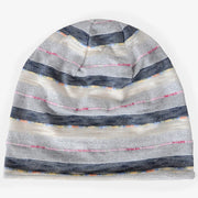 Spring Summer Autumn Thin Striped Beanies Slouchy Knitted Cap for Men