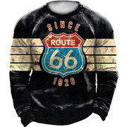 Men's T-shirts Long Sleeve 3d Print Top Casual Vintage T Shirt Loose Sports Clothing