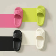 High end summer fashion slippers for Women, thick bottom indoor EVA slippers