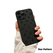 Luxury Phone Case For iPhone17Air 16 15 14 13 12 11Pro Max XR XS 17Pro Max 16Puls 17Pro Soft TPU Black iPhone Case