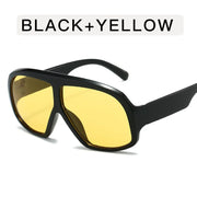 Oversized Gradient Sunglasses Elegant Trendy Eye Shades