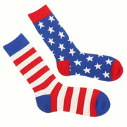 3 Pairs of Four Season Fashionable American Flag/ Stars/ Striped Long Tube Sports Socks