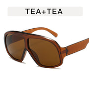 Oversized Gradient Sunglasses Elegant Trendy Eye Shades