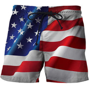 National Flag 3d Printed Shorts For Men American England Striped Short Pants Street Retro Summer Casual Fashion Short Trousers