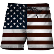 National Flag 3d Printed Shorts For Men American England Striped Short Pants Street Retro Summer Casual Fashion Short Trousers