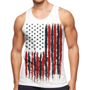 3D US America National Flag Graphic Tank Top Gym Clothing Men Summer Streetwear Basketball Vest Quick Drying Sleeveless y2k Tops