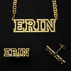 Earrings Necklaces Hollow Name Custom Charm Jewelry Sets
