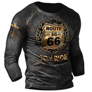 Men's T-shirts Long Sleeve 3d Print Top Casual Vintage T Shirt Loose Sports Clothing
