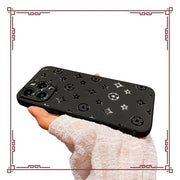 Luxury Phone Case For iPhone17Air 16 15 14 13 12 11Pro Max XR XS 17Pro Max 16Puls 17Pro Soft TPU Black iPhone Case